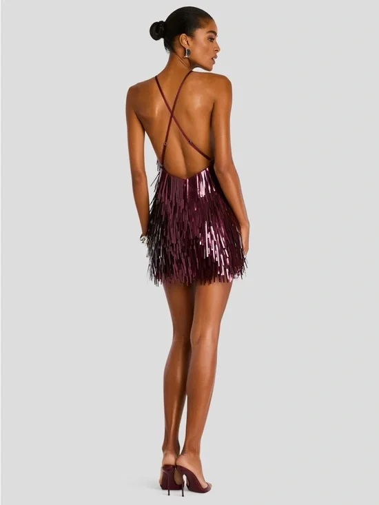 NWT Retrofete ROMEE rectangle sequins Dress Size Small - Picture 3 of 8